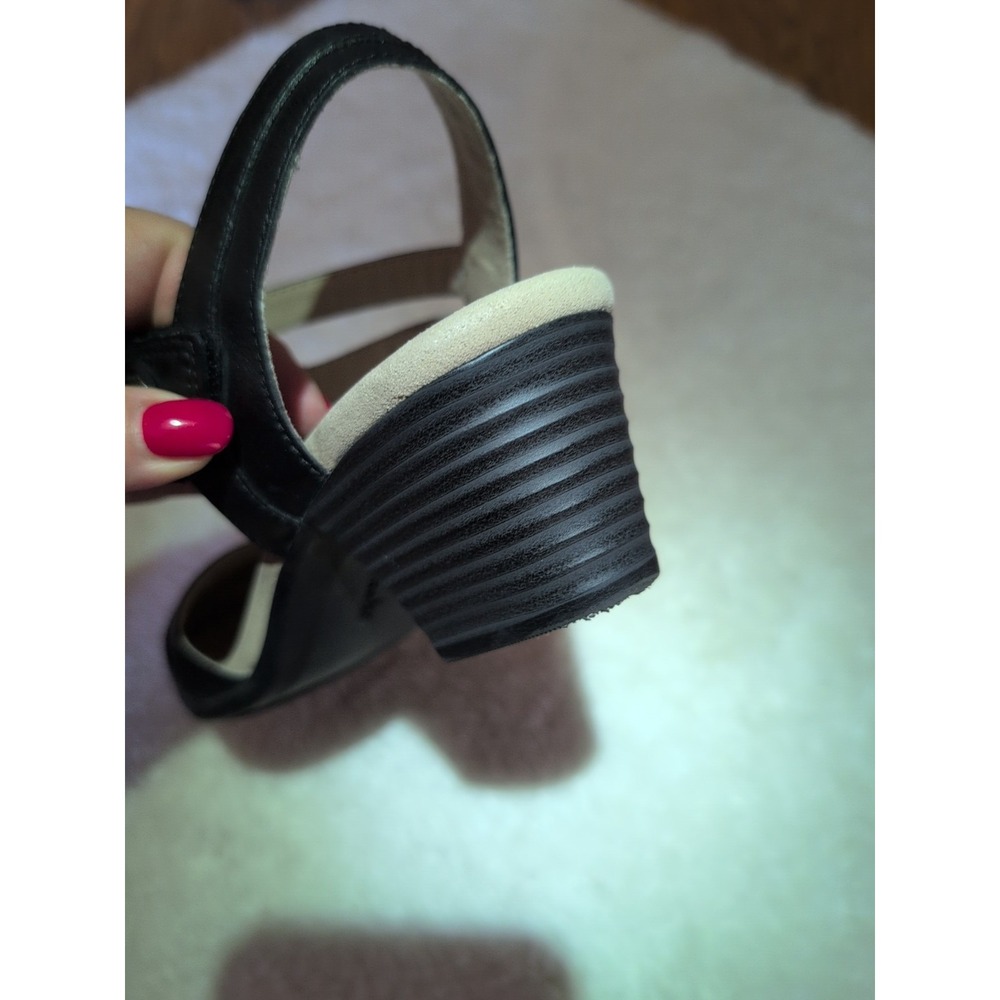 Sz 9.5M Clarks Collection Emily 2 Ketra Ankle Strap Heels Womens Black - Picture 4 of 6